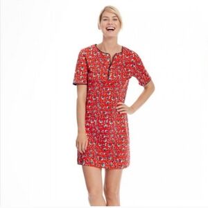 NWOT Draper James Georgia Floral Henley Dress SMALL